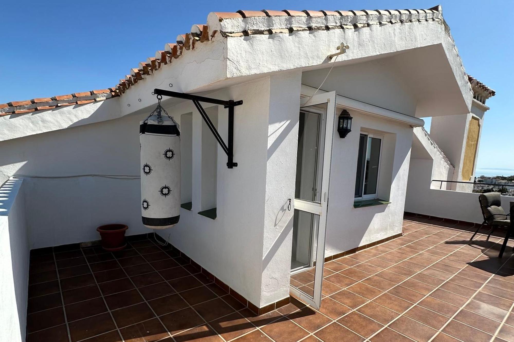 Апартаменты Luminoso Atico Duplex Con Vistas Al Mar Малага Экстерьер фото