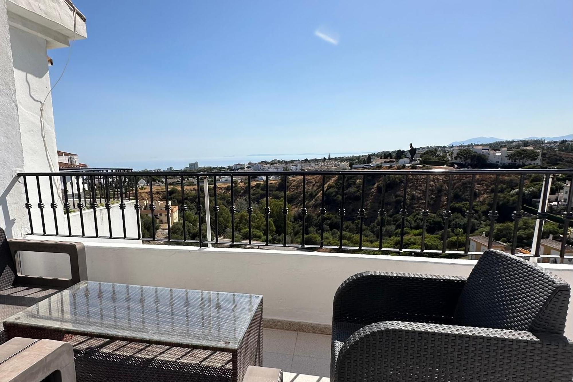 Апартаменты Luminoso Atico Duplex Con Vistas Al Mar Малага Экстерьер фото